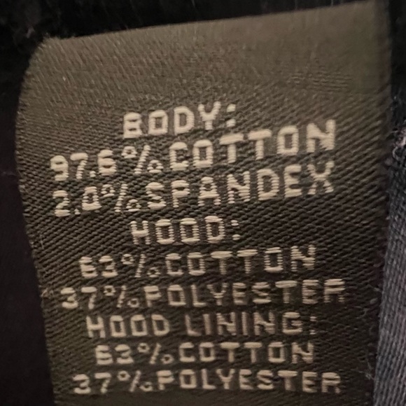 Women’s Drawstring Hooded Jacket, Mark & Spruce, Navy Blue, Size XL - Picture 14 of 14